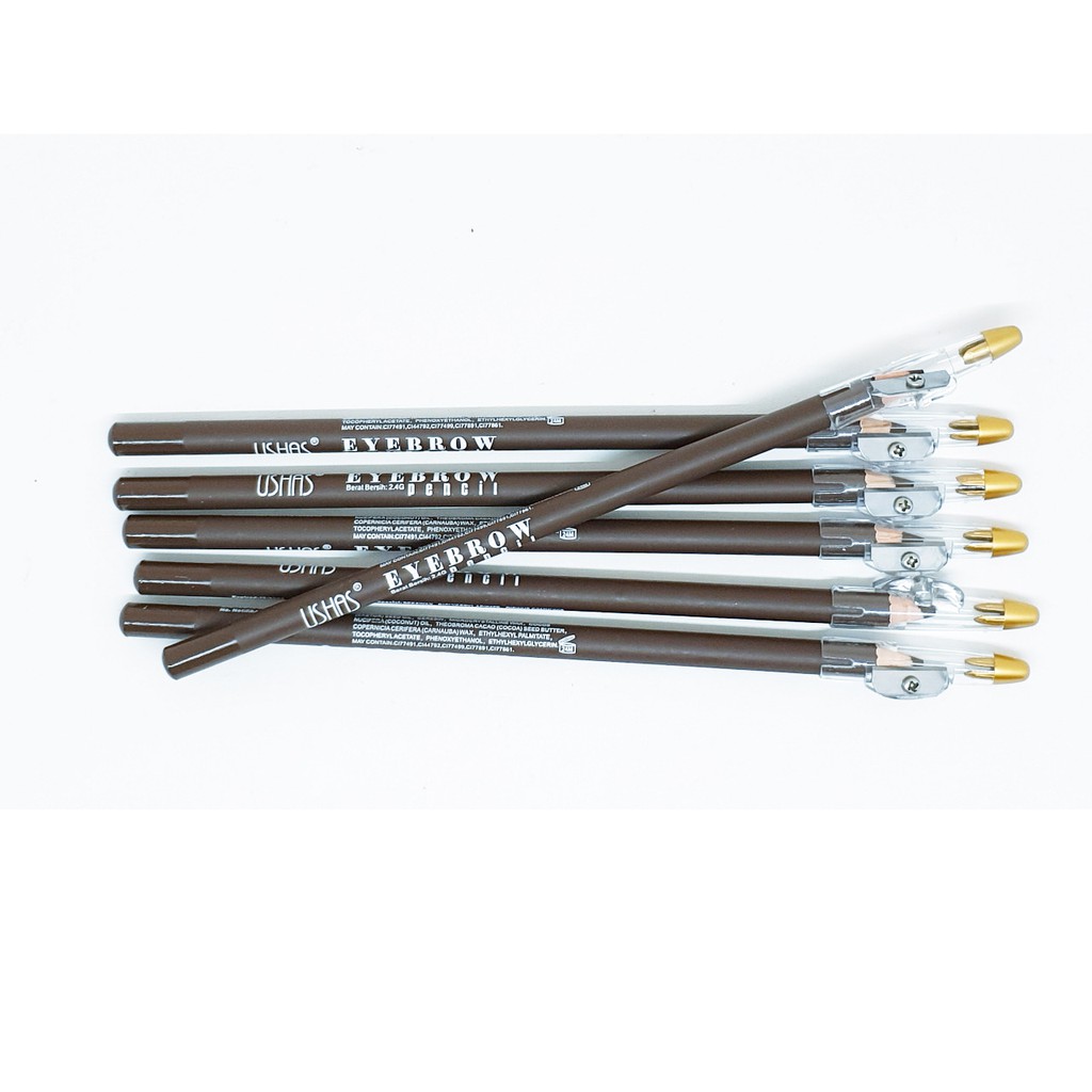 PENSIL ALIS USHAS ORIGINAL PENCIL EYEBROW BPOM