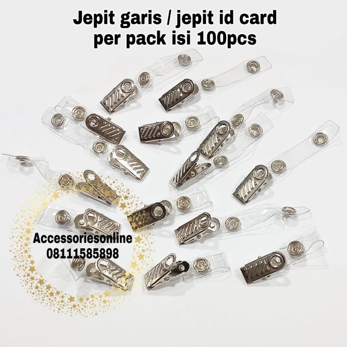 

Klip | Jepit Garis/Jepit Nametag/ Jepitan Besi/Jepit Id Card