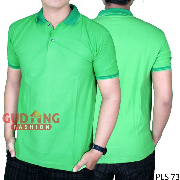 Polo Shirt Pria Kaos Berkerah Polos - PLS (COMB)