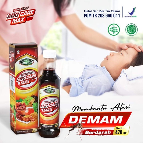 Sari Kurma Madu Angkak LUMBRICUS AngCare Max DBD Tipes THYPUS DEMAM Darusyifa ANG CARE