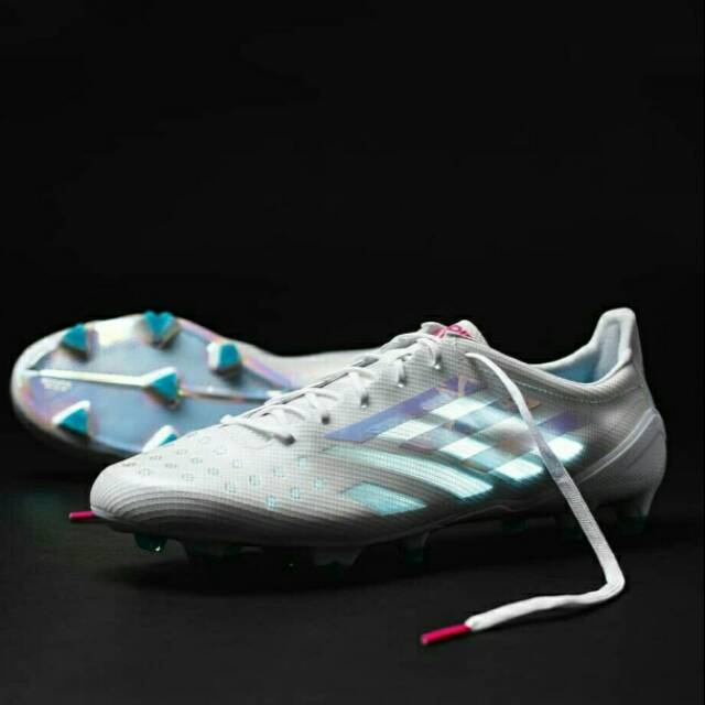 Sepatu bola Adidas X99.1 FG White Crome
