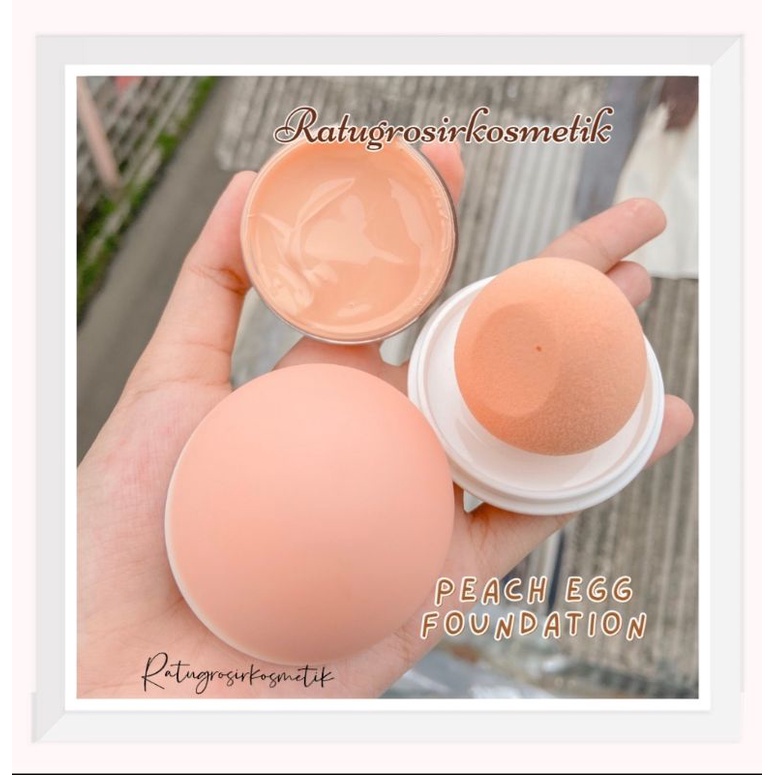 PROMO!!!FOUNDATION+BEAUTY BLENDER PEACH KISS BEAUTY NO.68093