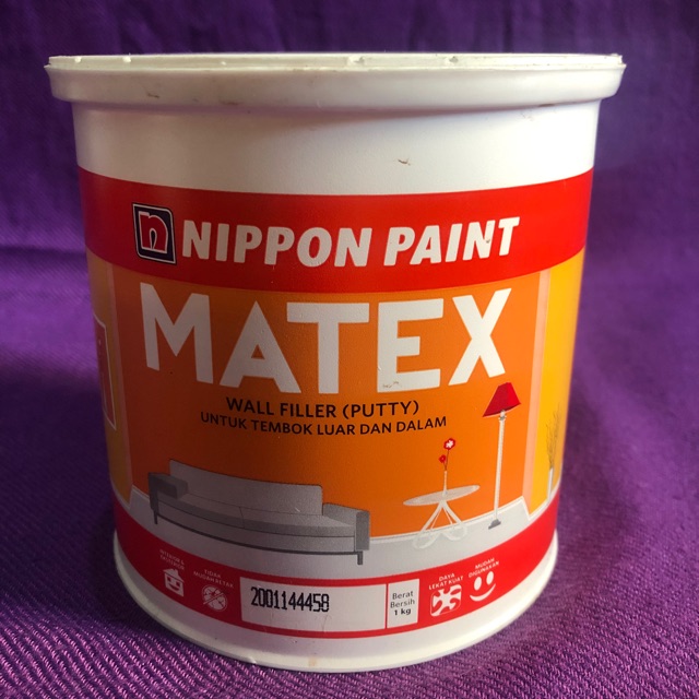 Wall Filler Matex Nippon 1kg Bubble Wrap Wall Putty Matex Nippon Cat Tembok Tambal Nippon Matex Shopee Indonesia