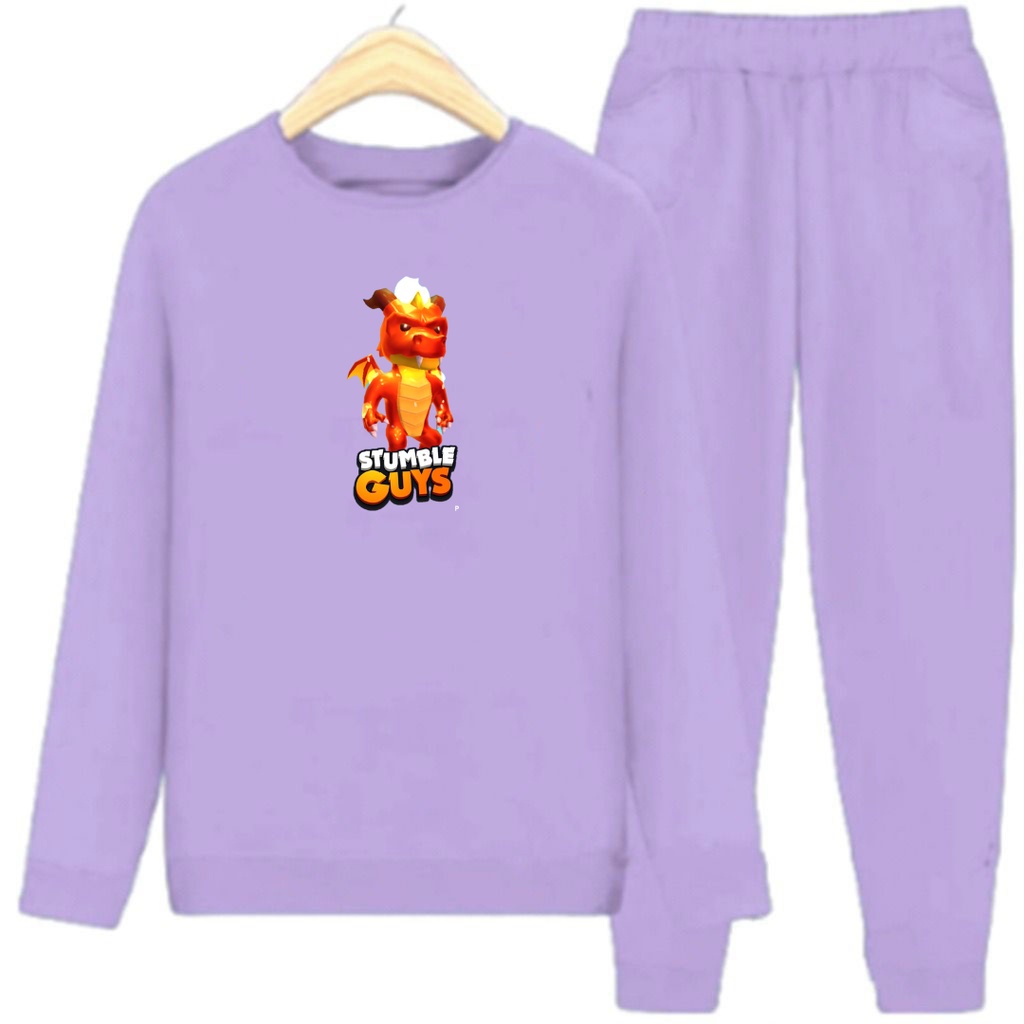 Setelan Sweater Anak Stumbel Dragon Basic Oblong/Set Sweater Anak