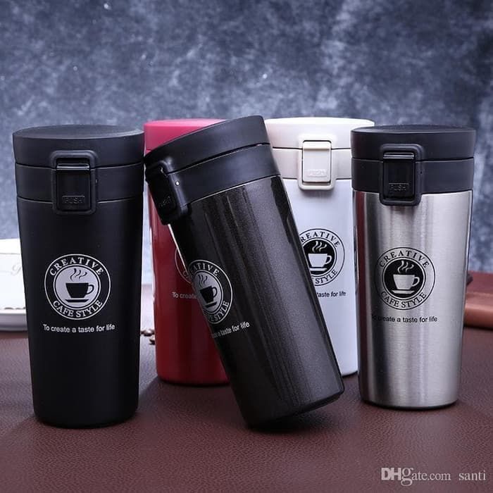 Termos Kopi / Travel Mug Tahan Air Panas &amp; Dingin Vacuum Coffe Cup