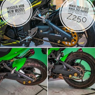 hugger ninja 250 fi hugger ninja 250 karbu hugger arm 