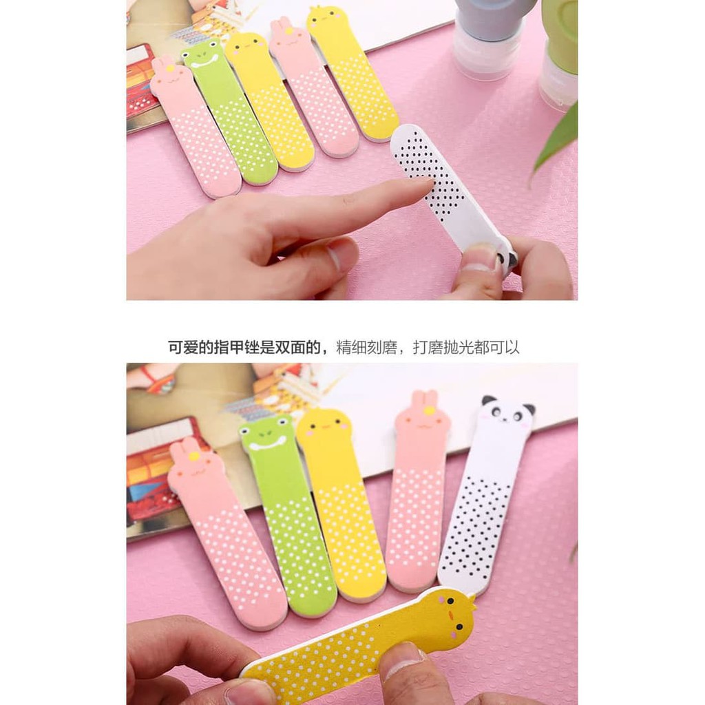 NABA alat kikir pengasah kuku nail buffer manikur pedikur motif cartoon