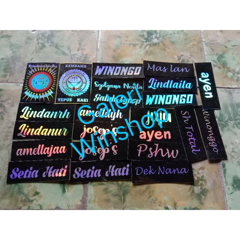 

Hologram Print Custom Termurah