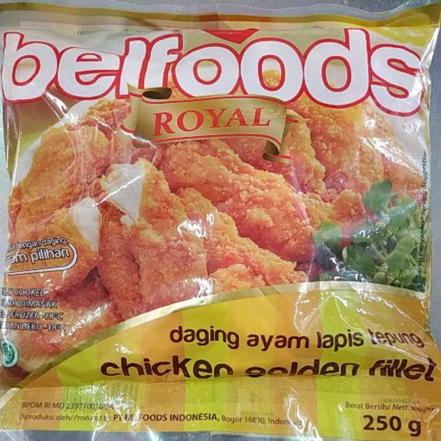 

Belfoods chicken golden fillet 250 gram