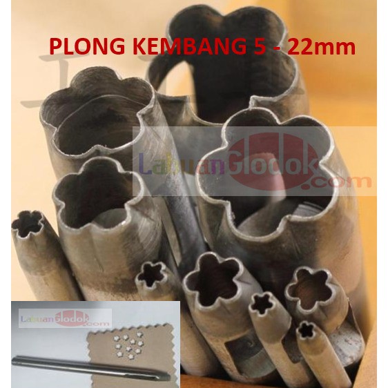 

Plong Kulit Bentuk Bunga 22mm - Flower Shape Punch Leather(kembang 5)/Pembolong Bunga 22mm
