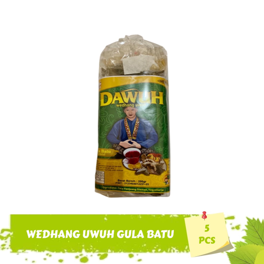 

Wedang Uwuh Gula Batu Isi 5 pcs
