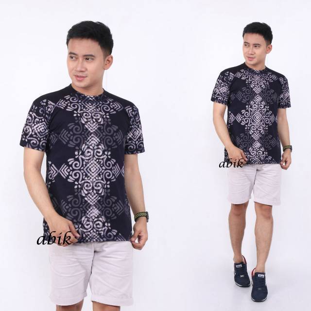 KAOS BATIK CAP KOTAK ABIK/KAOS KEREN/KAOS LAKI/KAOS MURAH/KAOS BATIK/