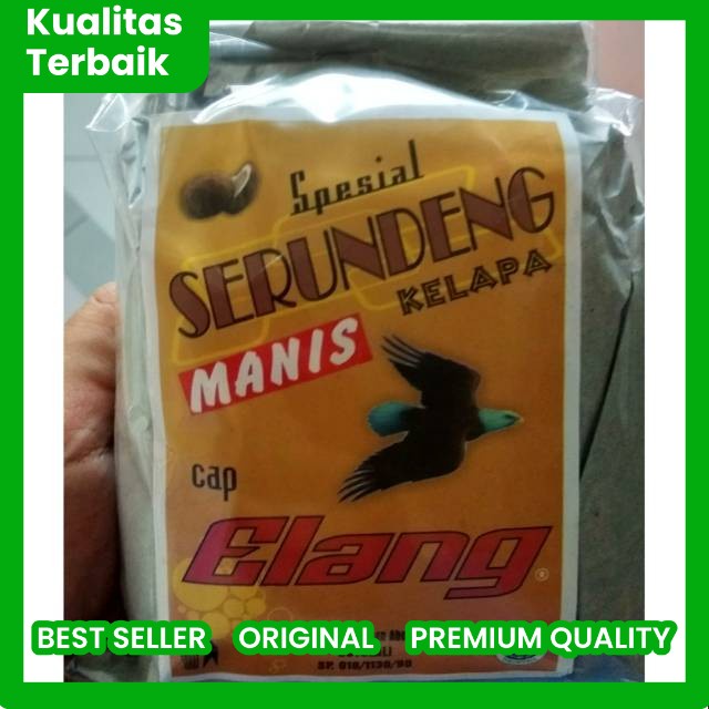 

Serundeng kelapa enak gurih Halal cap elang 250gr