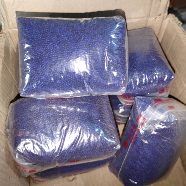 Silica / Silika Gel Biru Blue Sachet Kertas Kualitas Premium Bagus