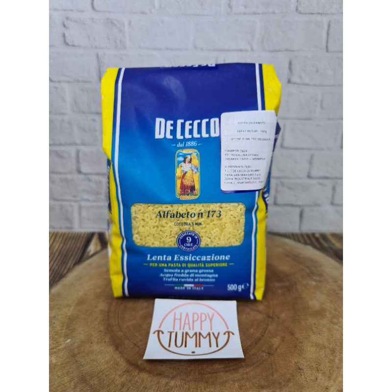 

alphabet pasta de cecco alfabetto ori 500gr
