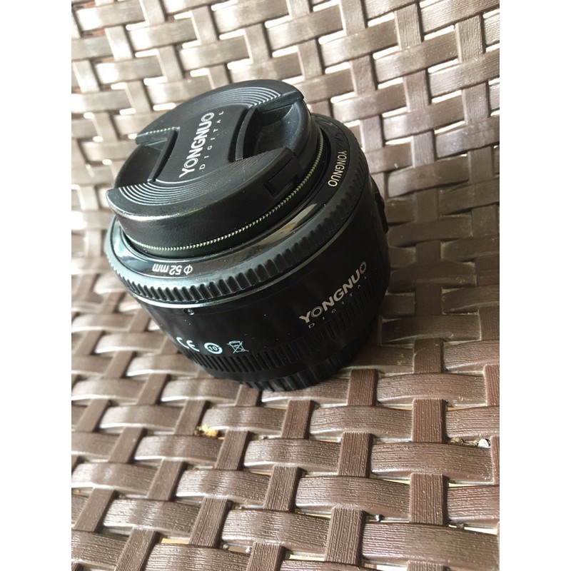 Lensa Fix Yongnuo 50mm for canon second / bekas