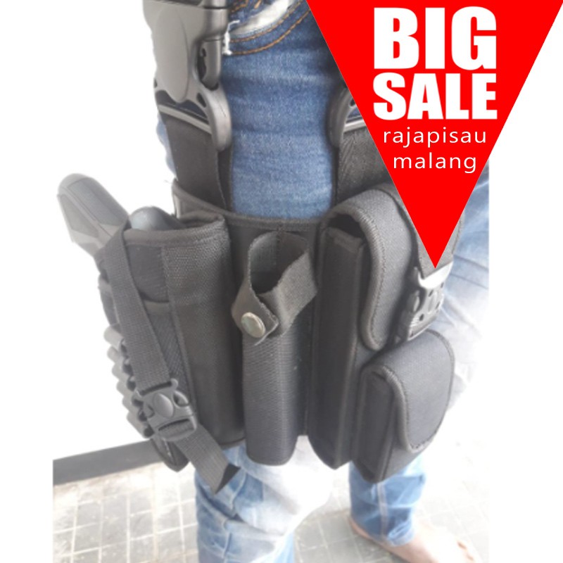 RPM PROMO HOLSTER PAHA Holster Paha dengan Magasen Mag Magazen KODE03