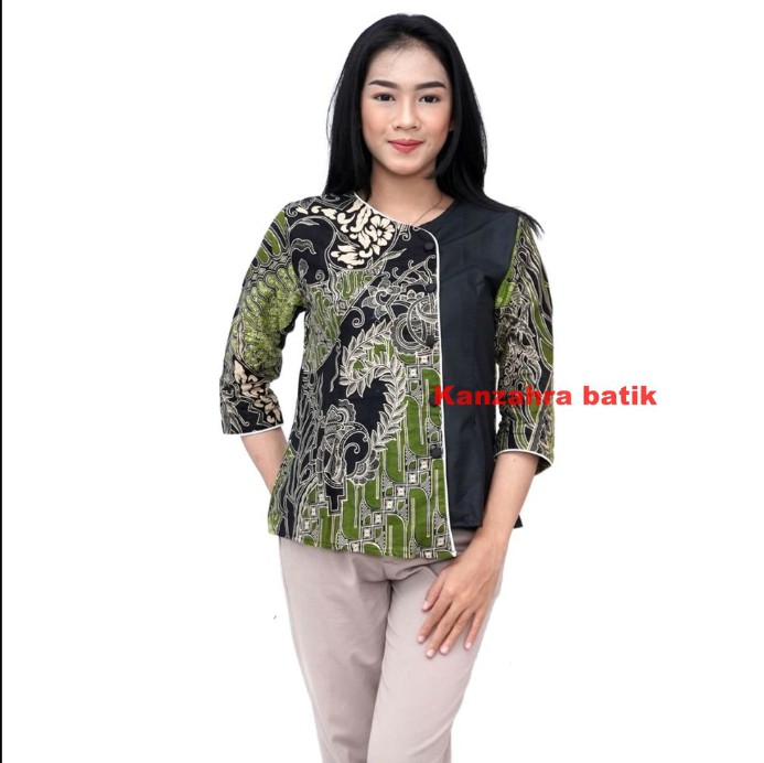 Blouse Batik Wanita Atasan Batik Trend 2021 Bahan Katun Prima Size S-m-l-xl-xxl-3l-4l-5l