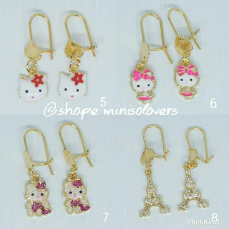 Anting anak hello Kitty Karakter Kartun ♡GOTEN-2♡