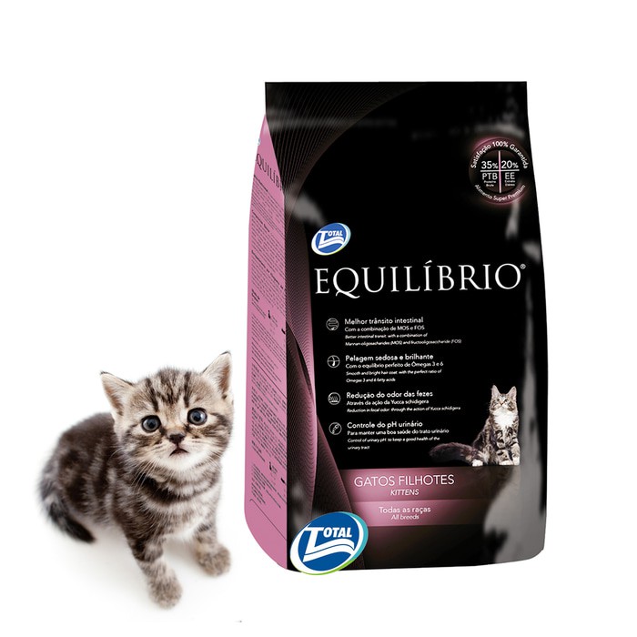 Jual Pakan Kucing Equilibrio Kitten Freshpack 7 5 Kg Shopee