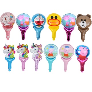 Jual Balon Tongkat / Balon Foil Tongkat Pentungan Karakter / Balon Foil