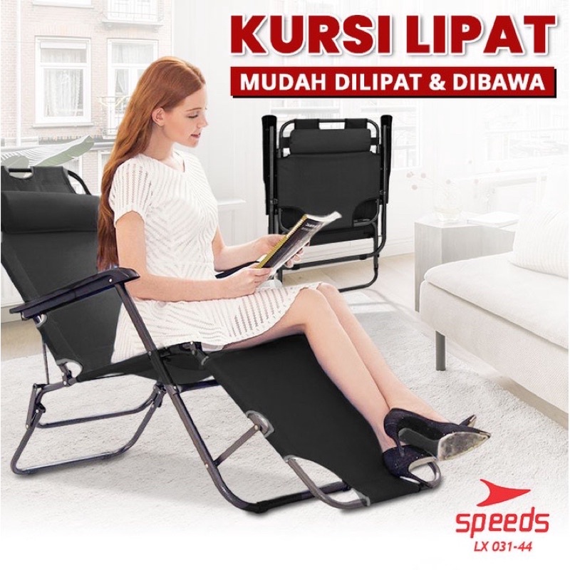 Jual SPEEDS Kursi Malas Tempat Tidur Lipat Folding Bed Kursi Lipat ...