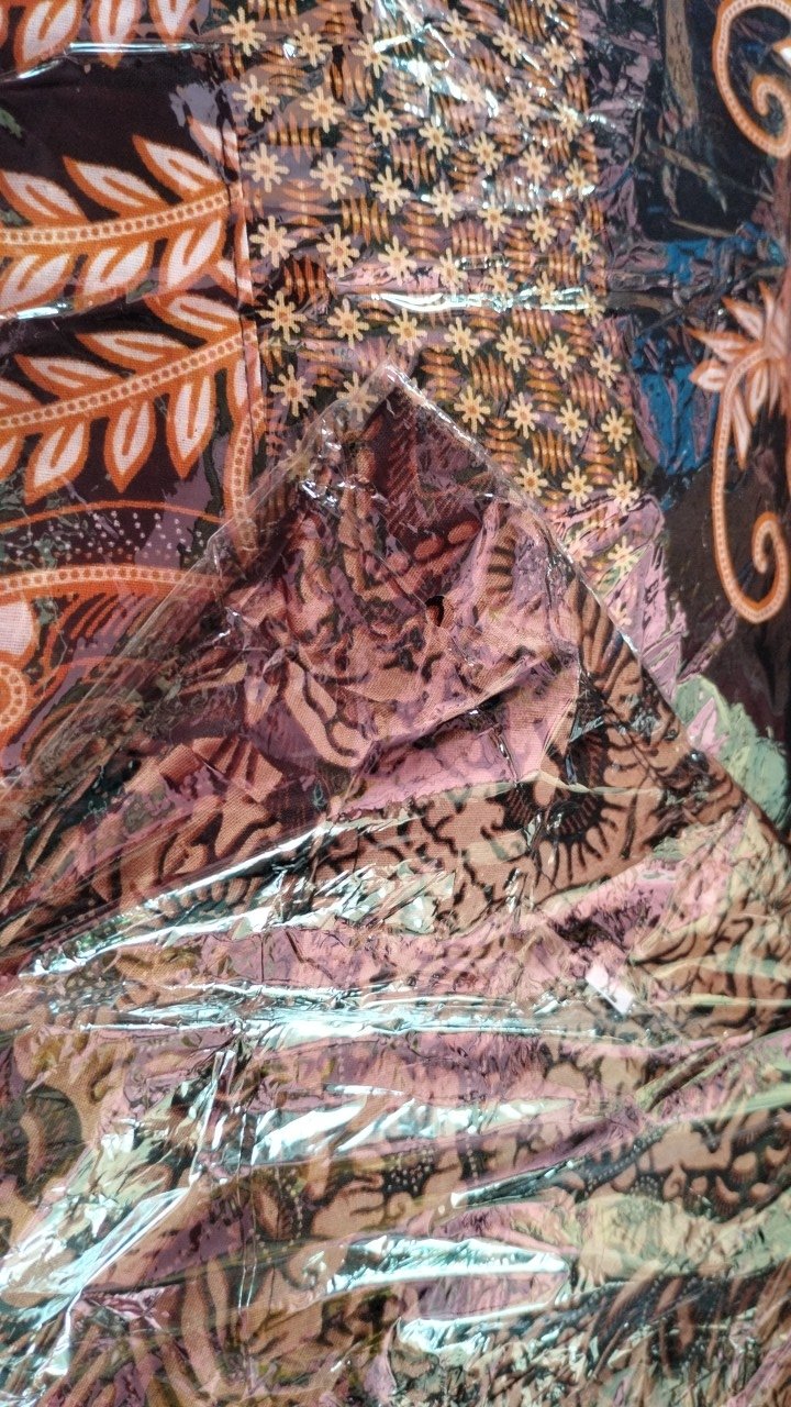 Gamis Batik Modern Murah Katun Halus Kombinasi Truntum, Ori Gamis Batik Pekalongan Big Size Jumbo