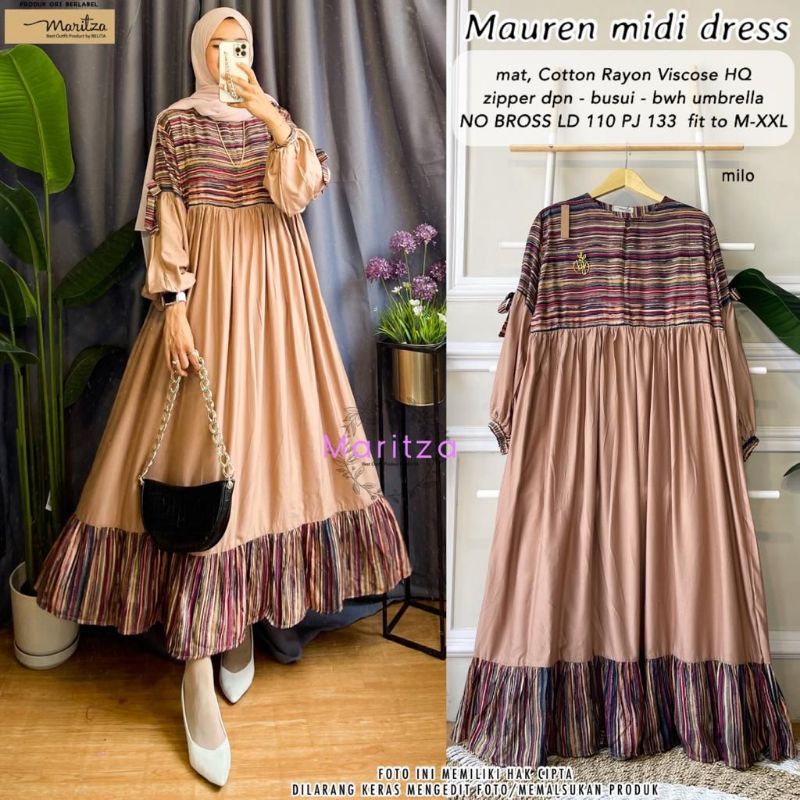 MAUREN MIDI DRESS BY MARITZA