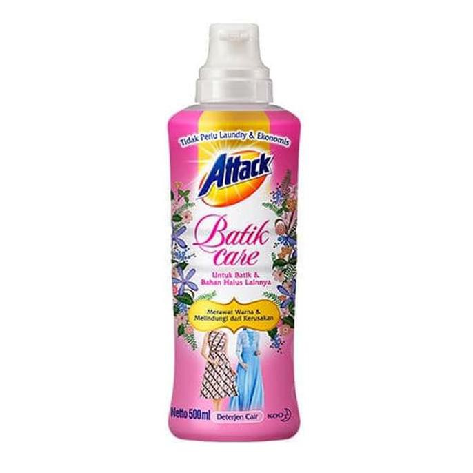 Attack Batik Care 500ml / Sabun Cuci Baju / Detergent / Detergen Cair {PROMO SPECIAL Kode 330