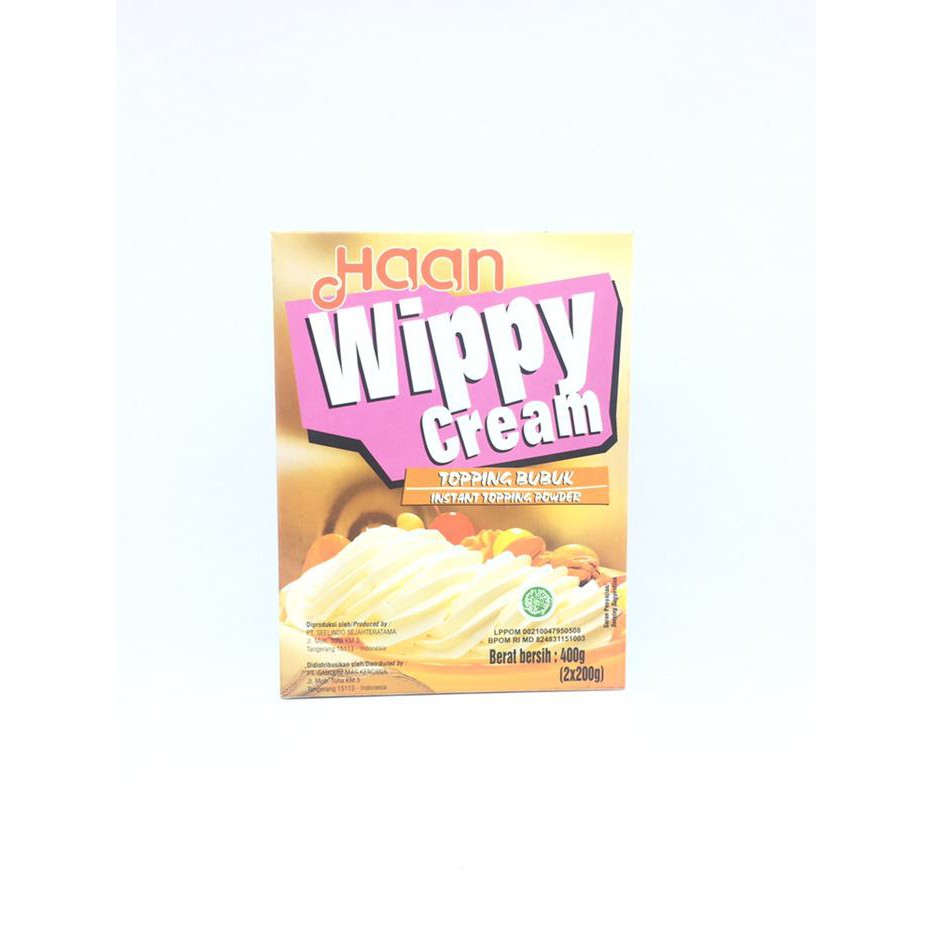 

Haan Wippy Cream 400Gr