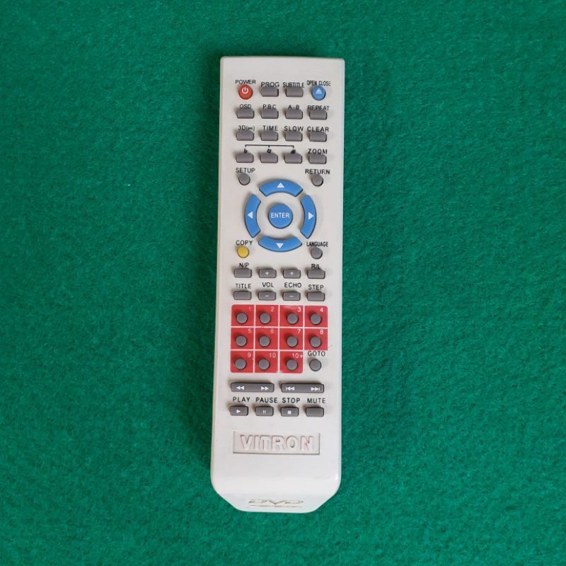 Remote DVD Player VITRON Original Asli .