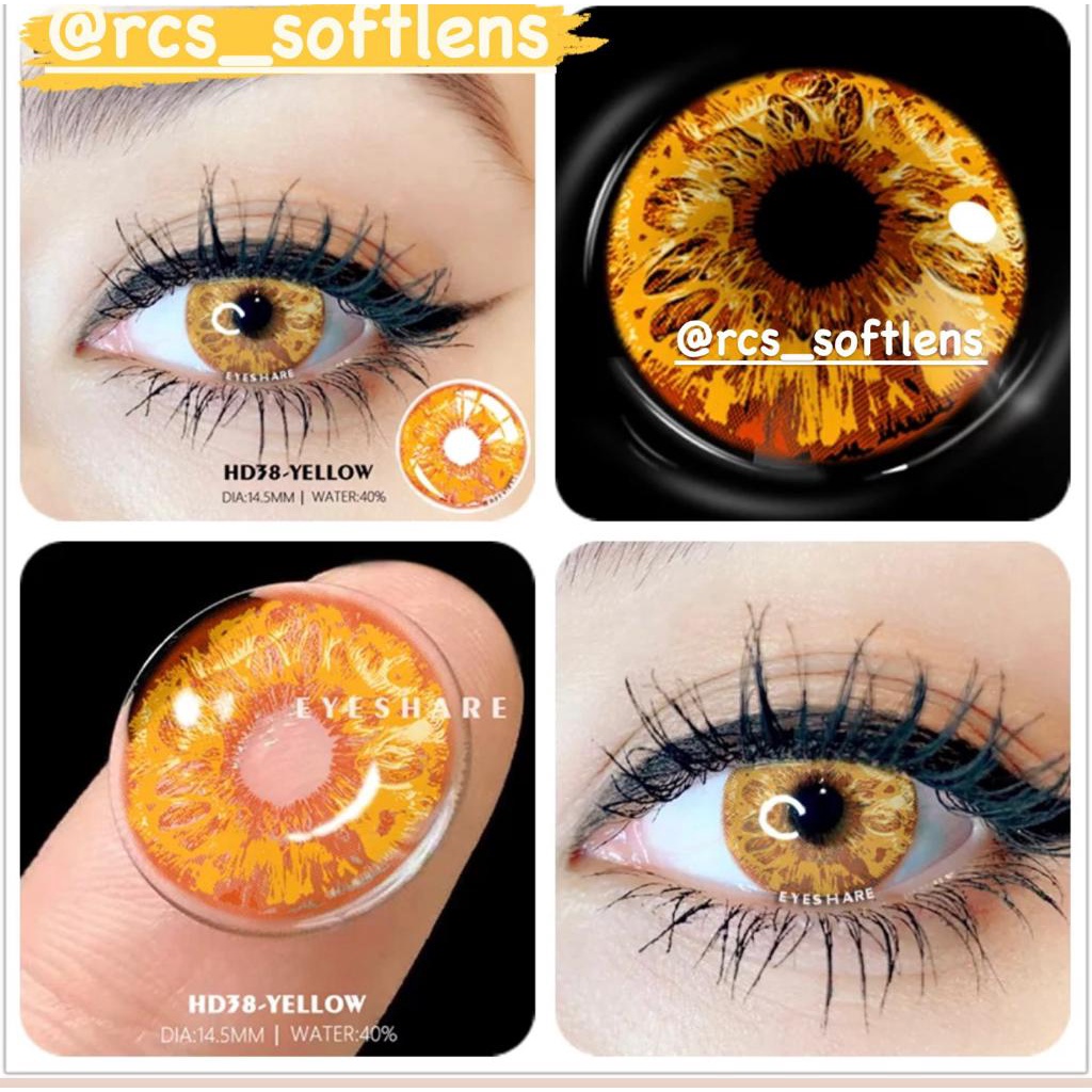 RCS - NEW softlens cosplay halloween  softlens kuning biru