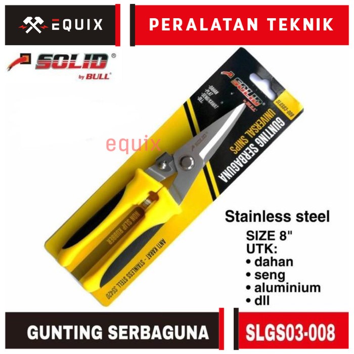 

Gunting serbaguna SLGS03-008 SOLID Original