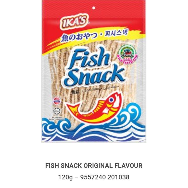 

Juhi ikan rasa Ori 120 gram snack kiloan