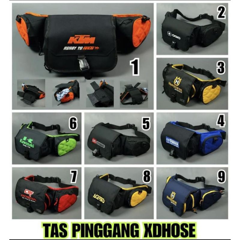 Tas pinggang x dhose ktm husq kawasaki yamaha