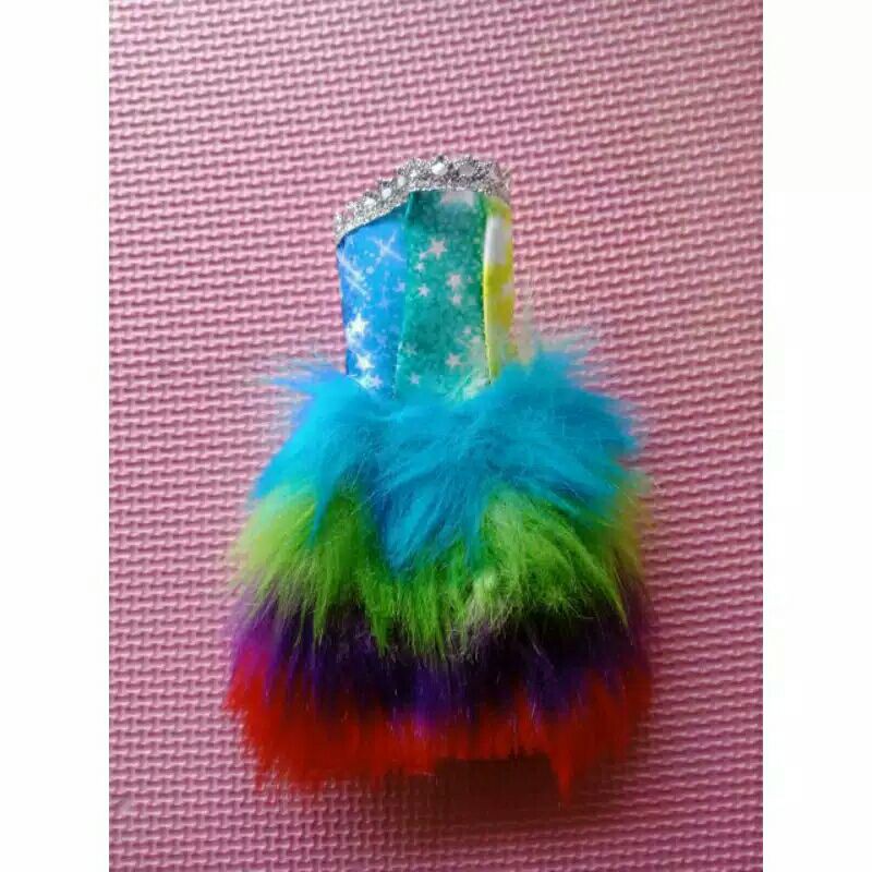 BAJU BARBIE BULU.MURAH