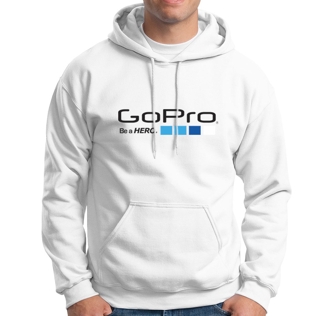 JAKET SWEATER HOODIE GOPRO BAHAN FLEECE TEBAL JUMBO TERLARIS UNISEX