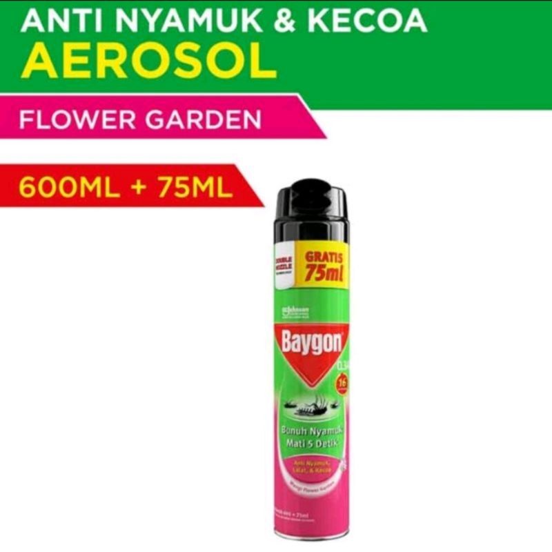 Baygon Aerosol Flower Cherry Lavender 600 ML