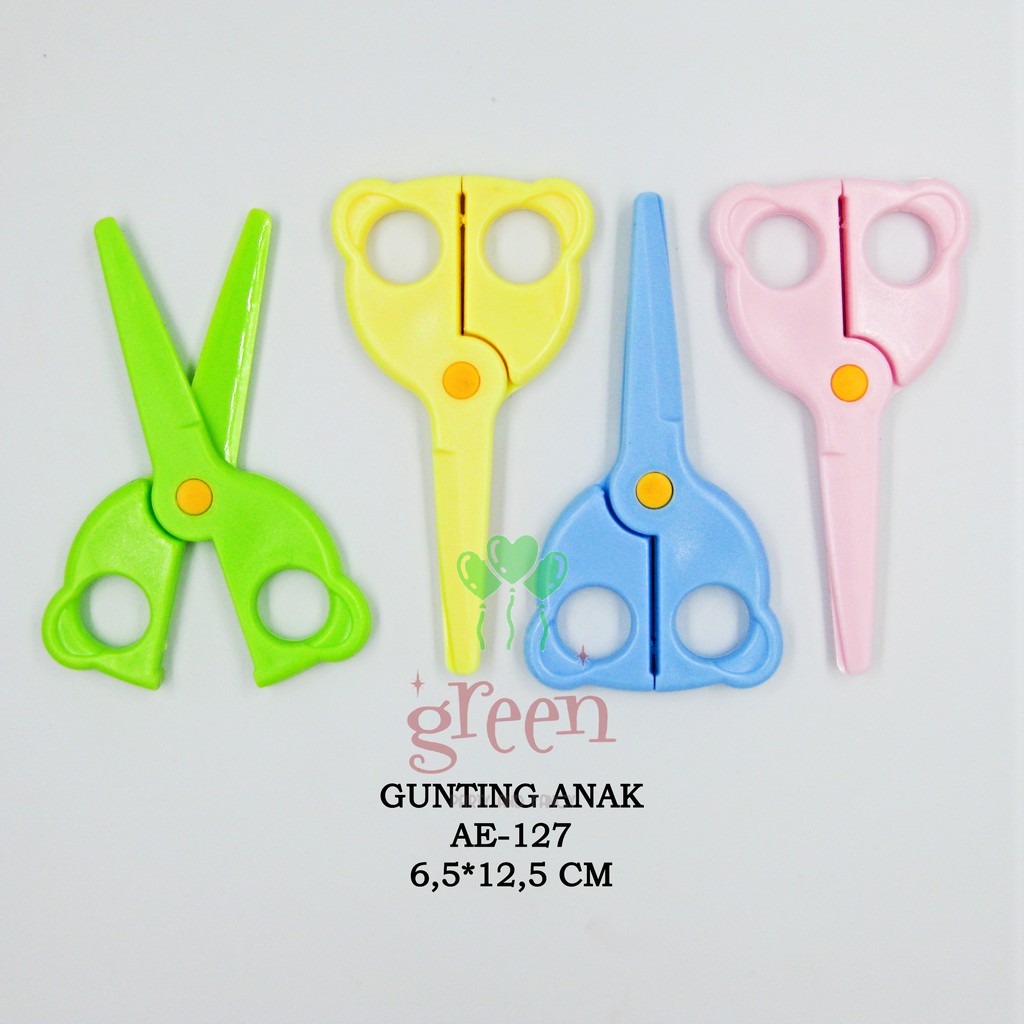 

Gunting anak aman Safety scissors Gunting anak plastik Gunting sekolah AE-124-127