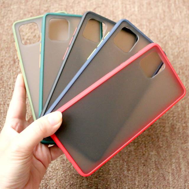 YKCS 0394 SAMSUNG GALAXY A91 S10lite SAMSUNG NOTE10LITE A81 soft case back silikon HP Aero hybrid