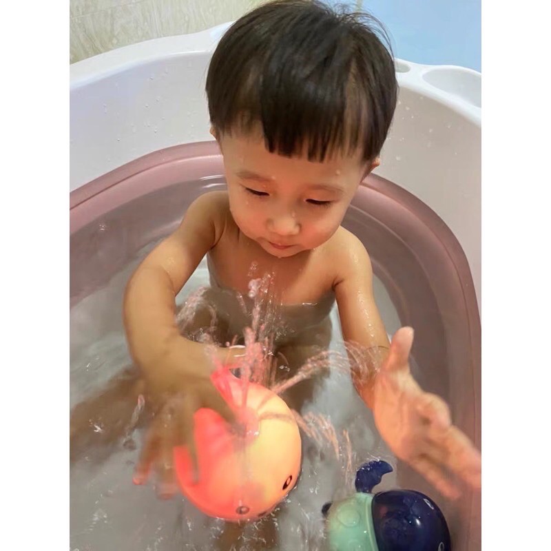 ufo whale bath toys - mainan mandi anak - kado anak - hadiah anak