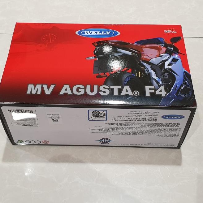 '➱ welly motorcycle die cast 1:10 MV AGUSTA F4 paling laris