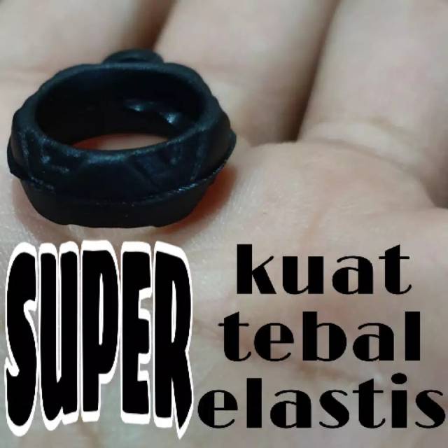 karet O bermotif 22mm dan 30mm  gantungan pods