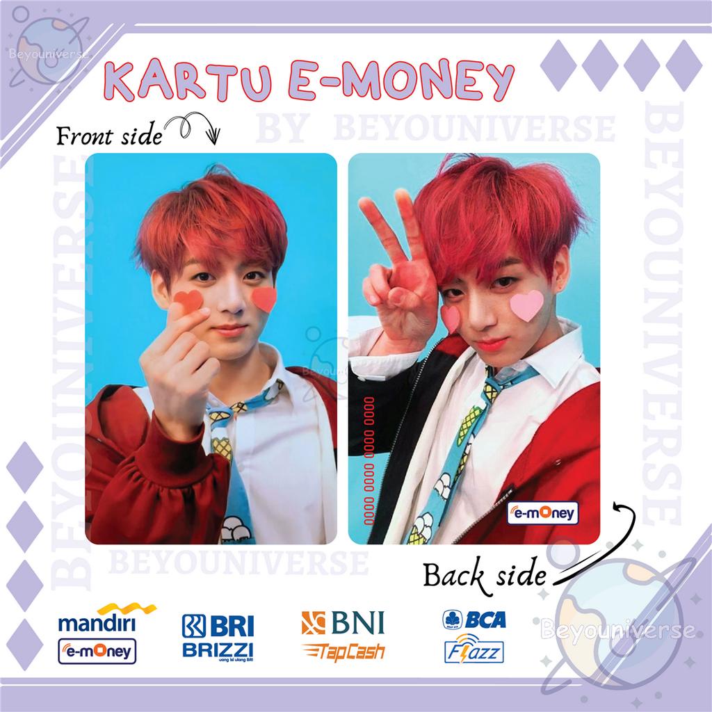 Emoney Etoll Custom Jungkook BTS Cute Foto Answer F Baby Star Candy Etoll E-money Mandiri BCA Flazz 