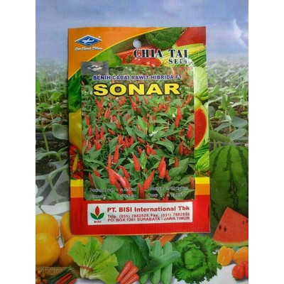 Benih Bibit Tanaman Cabe Cabai Rawit Hibrida SONAR F1 10grm Langka