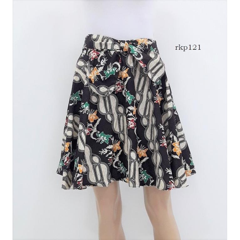 EDISI TERBARU ROK KLOK BATIK PENDEK RK01