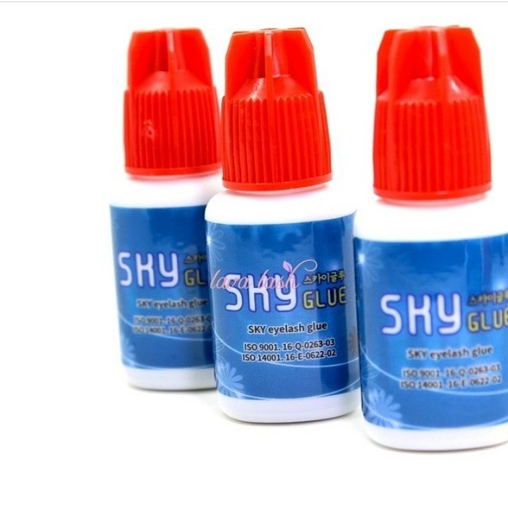 SKY GLUE  LEM BULUMATA KOREA / SM Glue Eyelash Extension Glue Lem Bulumata Korea / PRIMER BULUMATA IB PRIMER / NAGARAKU NEW PACKGING