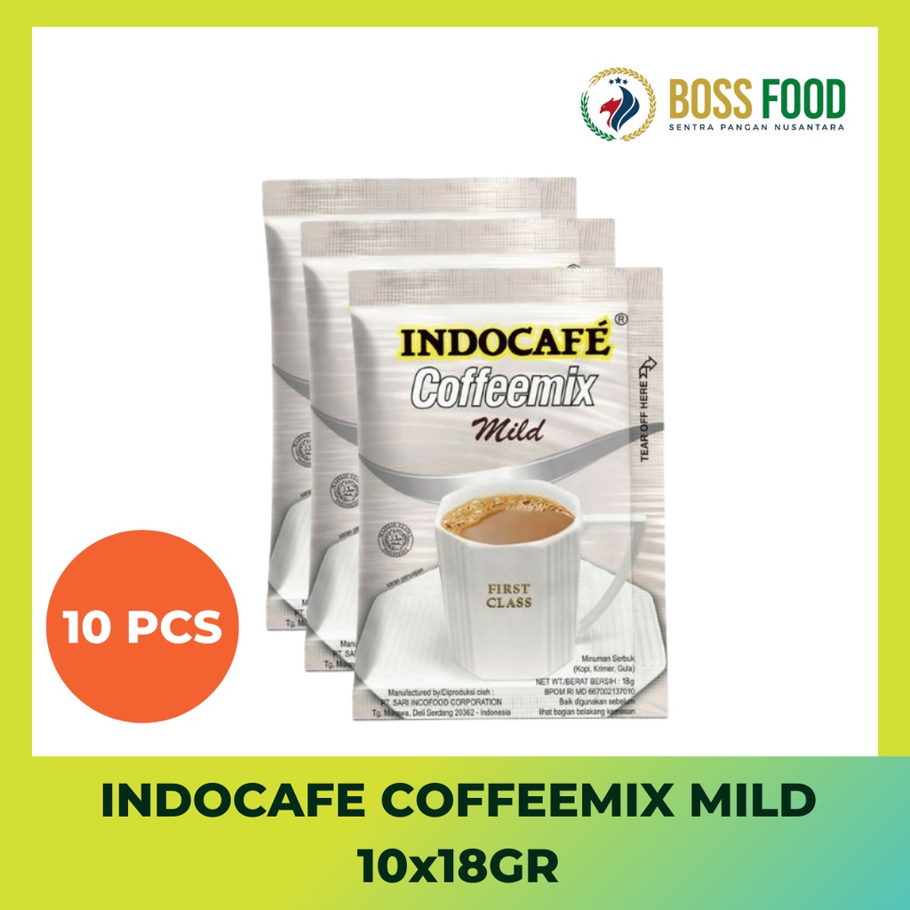 

INDOCAFE COFFEEMIX MILD 10x18GR