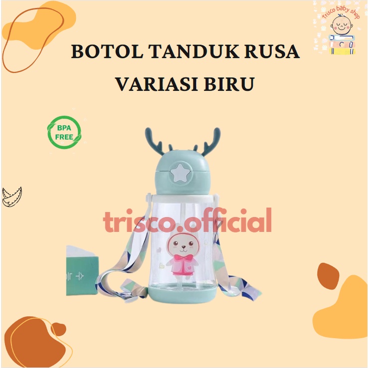 Botol Tanduk Rusa Tali Anti Tumpah