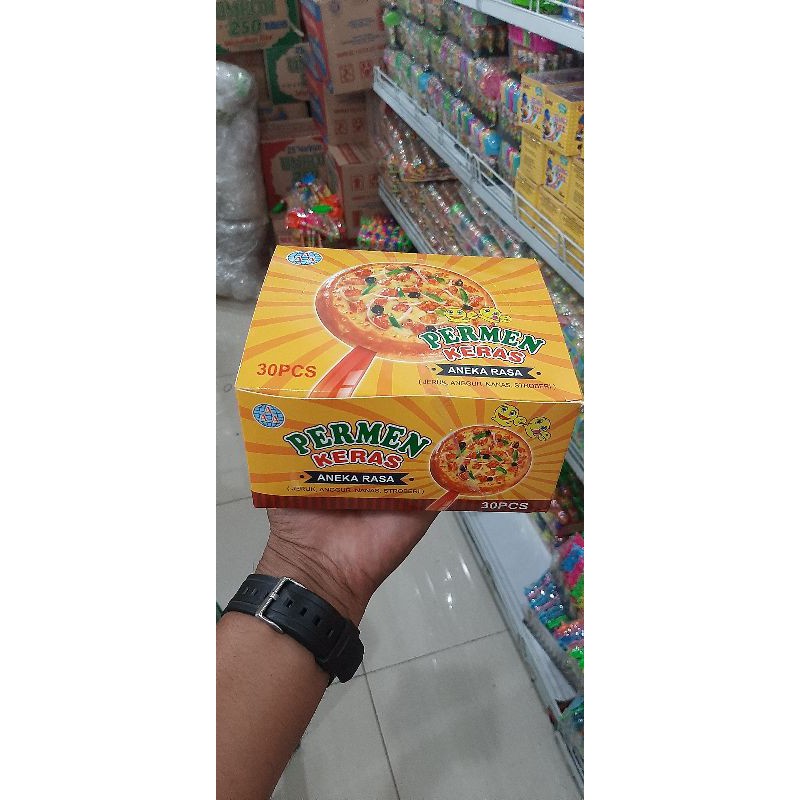 

permen karakter pizza isi 30 pcs